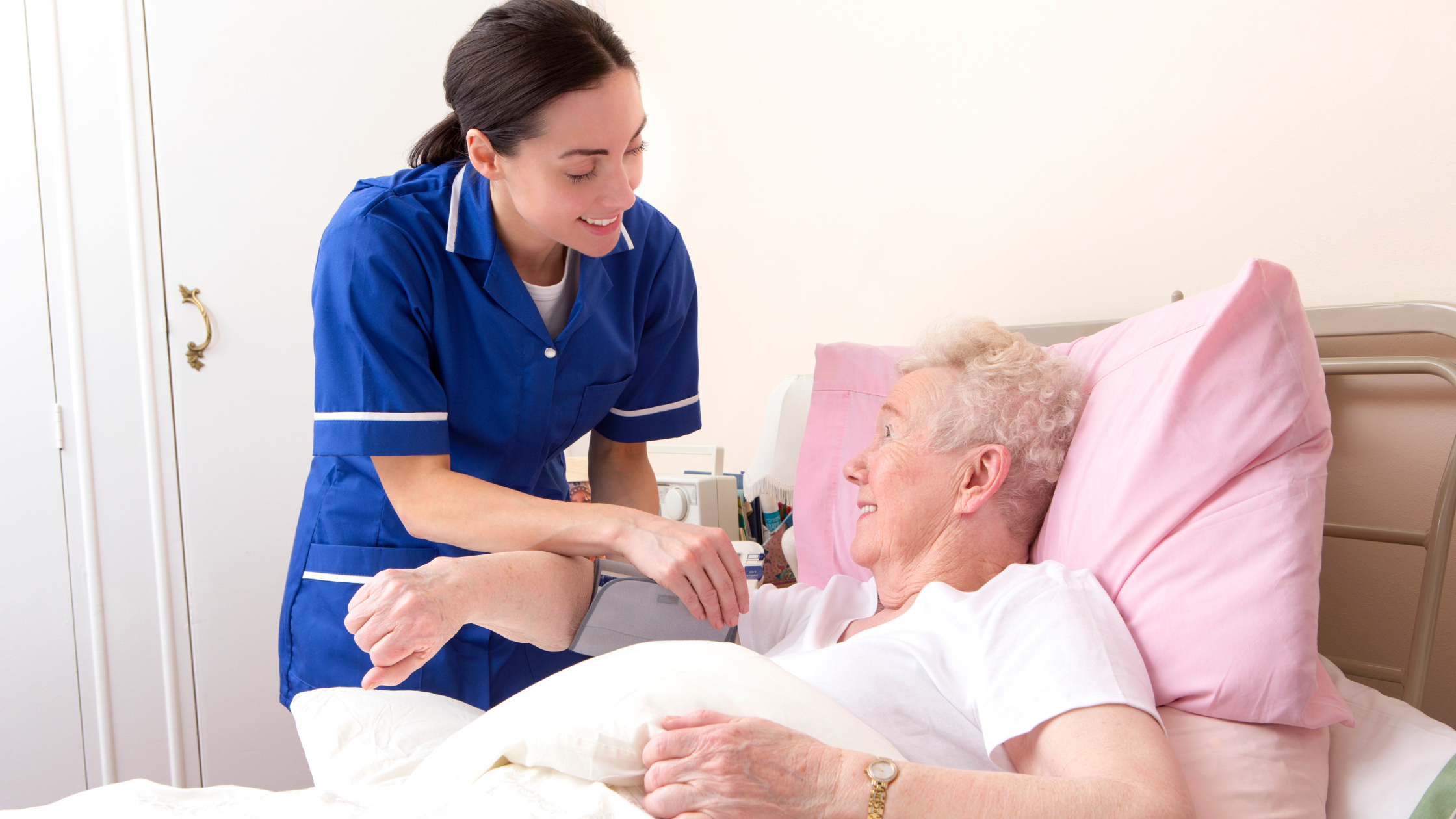 nurse and patient