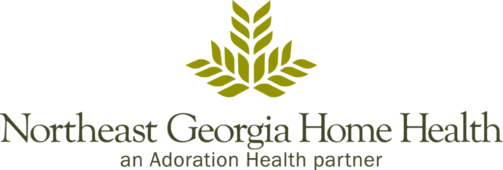 Northeast Georgia Home Health, an Adoration Health partner - logo - vertical